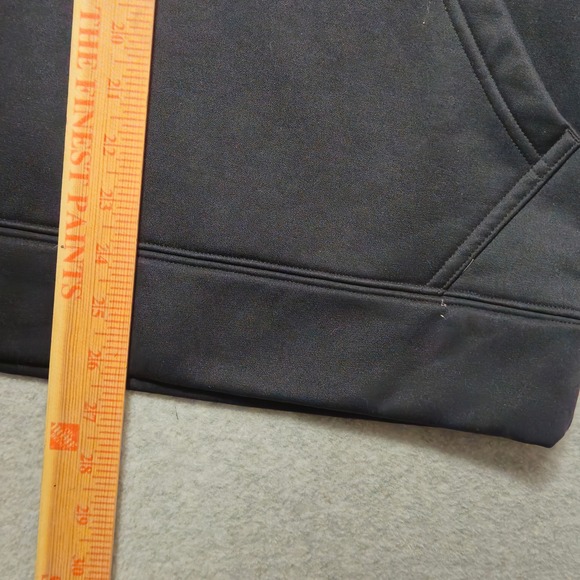 UNDER ARMOUR Hoodie Mens Small Black Camo Logo Storm Fleece Pullover Long Sleeve - Picture 7 of 8